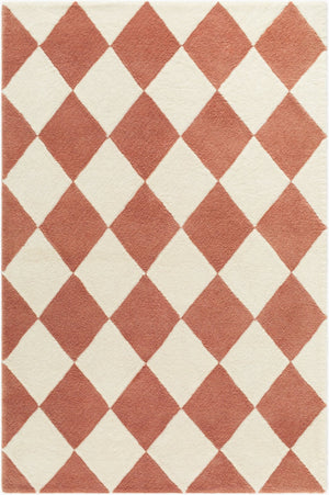 Livabliss Wooly Hand Tufted Wool Blend Accent Rug Plush Artisan Craftsmanship for Entryways Terracotta, Ivo 6' x 9' WOL2302-69