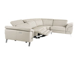 VIG Furniture Lamod Italia Wonder - Italian Modern Grey Leather Sectional Sofa with Recliners VGDTWONDER-GRY