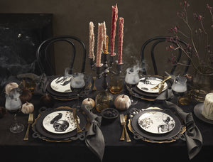 Lenox LX Collective Black Dinner Plates, Set of 4 White, BLACK PORCELAIN 895246