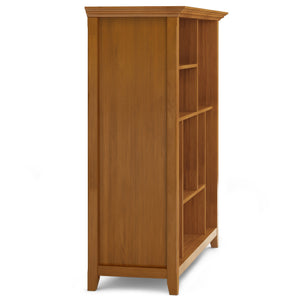 English Elm Amherst Multi Cube Bookcase & Storage Unit - Solid Wood, Light Golden Brown, Stylish & Functional Design B136P158345