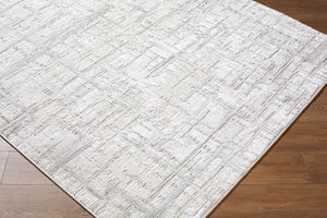 Livabliss Wolly Art Deco Machine Woven Polypropylene Rug for Living Room and Dining Spaces Ivory, Medium G 5'3" x 7' WOY2303-537
