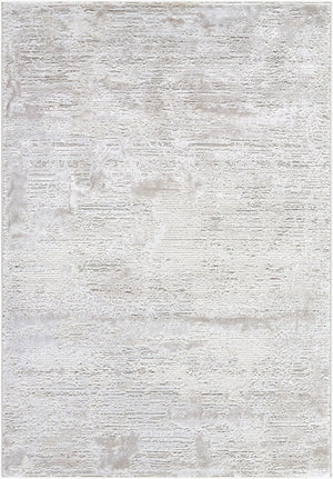 Livabliss Wolly Art Deco Geometric Area Rug Machine Woven Polypropylene Blend for Living Rooms Ivory, Light Gr 5'3" x 7' WOY2305-537