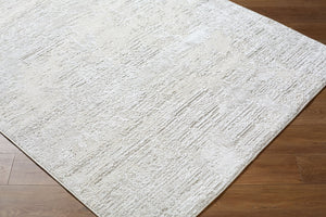 Livabliss Wolly Art Deco Geometric Area Rug Machine Woven Polypropylene Blend for Living Rooms Ivory, Light Gr 5'3" x 7' WOY2305-537