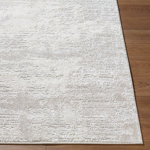 Livabliss Wolly Art Deco Geometric Area Rug Machine Woven Polypropylene Blend for Living Rooms Ivory, Light Gr 5'3" x 7' WOY2305-537