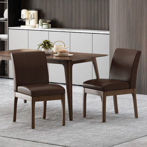 Christopher Knight Home® - Noble House - Kwame Mid Century Modern Upholstered Dining Chairs - Set of 2