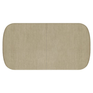 Bernhardt Bernhardt Arcadia Oval Wood Dining Table With 24" Removable Leaf, Clay Finish, Sculptural Legs K2030