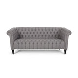 Christopher Knight Home® - Noble House - Barneyville Traditional Chesterfield Sofa With Tufted Cushions