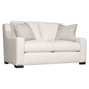 Bernhardt Bernhardt Germain Loveseat — Compact 66" Two-Seater With Plush Cushions, Wood Legs & Toss Pillows - Made to Order B2665A