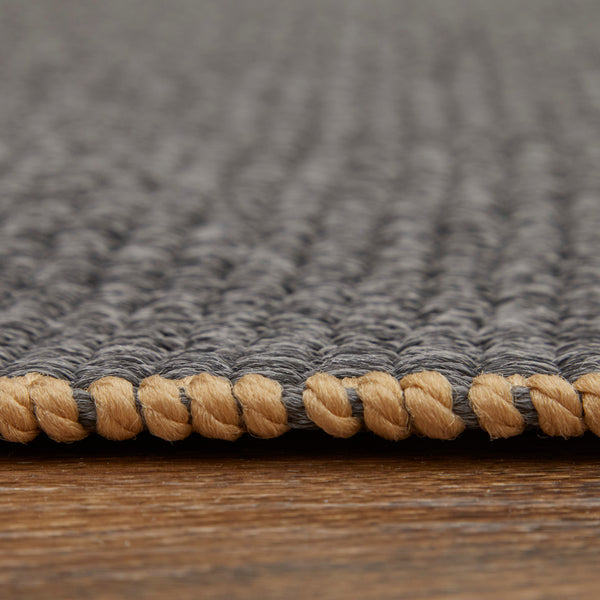 Feizy Rugs Theo Hand Woven Polypropylene Rug - Durable, Low Pile, Perfect For High-traffic Indoor & Outdoor Use Gray,Tan Polypropylene The0827fgrysndg00