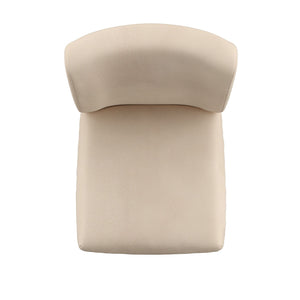 Homelegance By Top-Line Harmonn Classic Upholstered High Back Counter Height Chairs (Set of 2) Beige Rubberwood