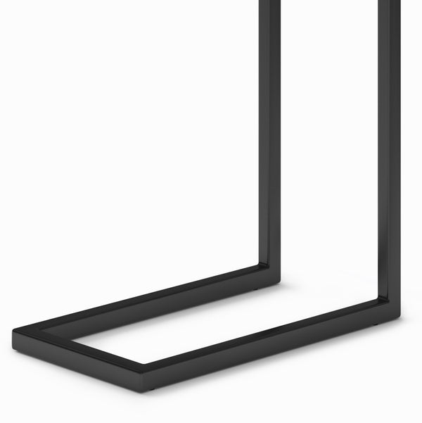 English Elm Skyler C Side Table – Handcrafted White Marble & Black Metal Frame For Modern Living Spaces B136P159959-GIGA