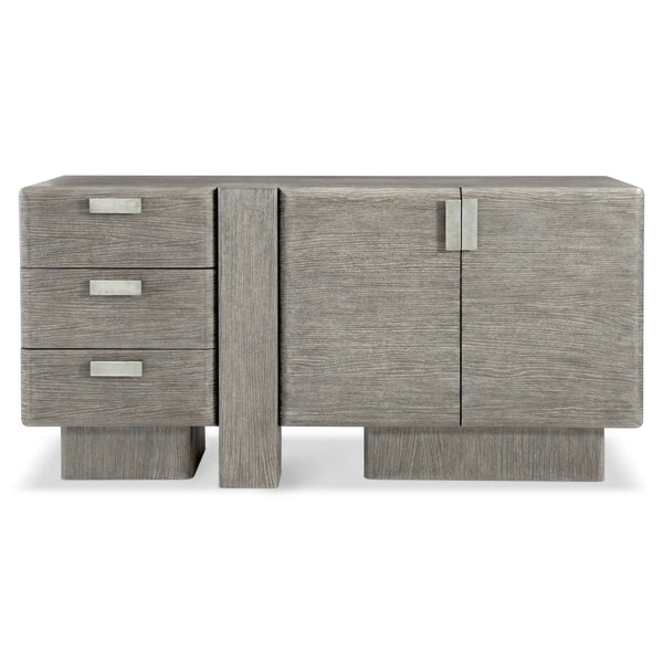 Bernhardt Bernhardt Monolith Wooden Buffet Puma Finish — Sculptural White Oak Storage With Soft‑Close Drawers & Adjustable Shelves 343132