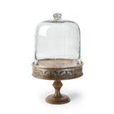 Heritage Inlay Wood Cake Pedestal with Dome EAW92858 Park Hill