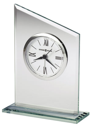 Hekman Furniture 645805 Leigh Tabletop Clock - Elegant Jade Glass Design With Quiet Quartz Movement For Home Decor  Leigh Tabletop Clock 645805