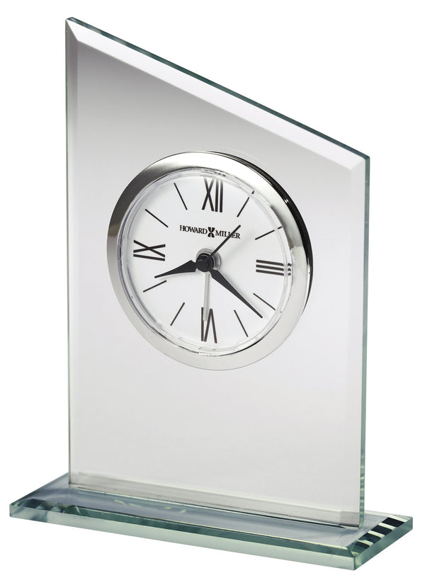 Hekman Furniture 645805 Leigh Tabletop Clock - Elegant Jade Glass Design With Quiet Quartz Movement For Home Decor  Leigh Tabletop Clock 645805