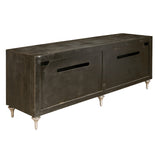 4-Door Entertainment Console Multi with Black and Ocean Blue Finish P301031 Pulaski Furniture