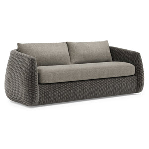 Bernhardt Bernhardt Sarene Outdoor Sofa Sculptural Woven Frame with Plush Weather Resistant Cushions O4477C