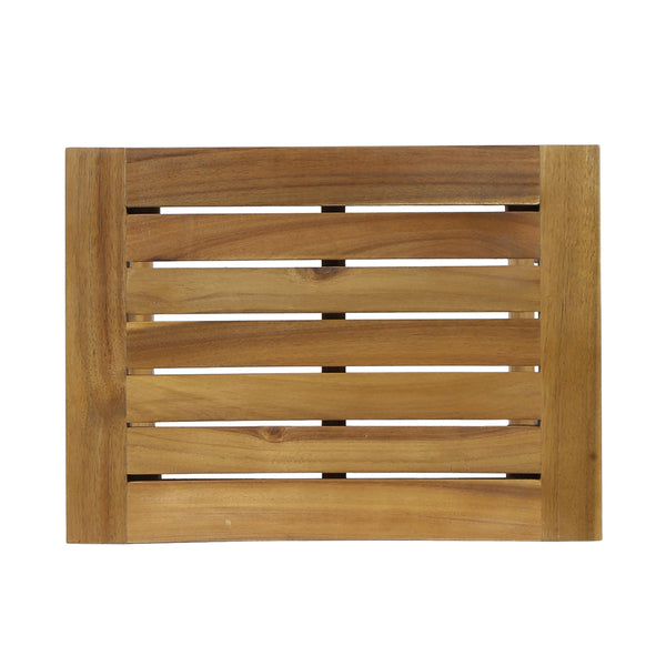 English Elm 3-piece Acacia Balcony Bar Set Railing Mount with Shelf and Two Stools Outdoor 62980.00