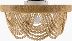 Livabliss Windora Coastal Metal and Wood Chandelier Warm Overhead Focal Point for Dining Rooms WRA-001