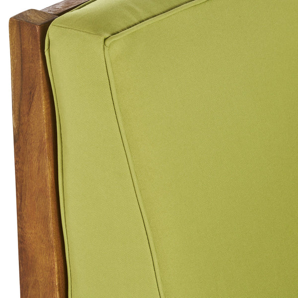 English Elm Perla Armless Accent Chair Tailored Low Profile Upholstered Seat for Living Room Green 58941.00MGRN