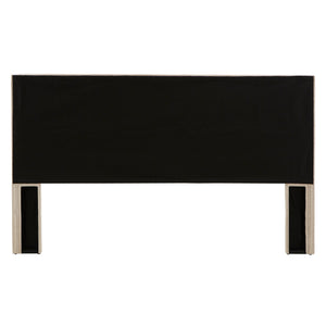 Homelegance By Top-Line Thorin Wingback Button Tufted Linen Fabric Headboard Beige Linen