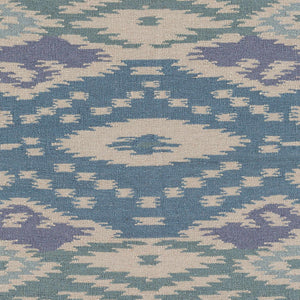 Surya Wanderer 2'6" X 8' Handmade Wool Rug – Global-inspired Elegance For Eclectic Home Decor Spaces Blue Wool Wrr2001-810