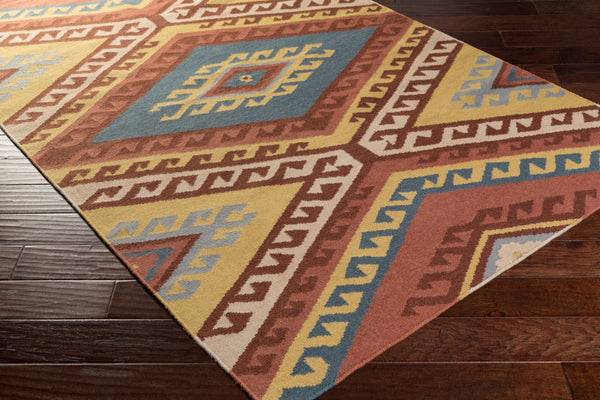 Surya Wanderer 2'6" X 8' Handmade Wool Rug – Global-inspired Elegance For Eclectic Home Decor Spaces Dark Brown Wool Wrr2002-576