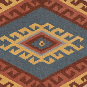 Surya Wanderer 2'6" X 8' Handmade Wool Rug – Global-inspired Elegance For Eclectic Home Decor Spaces Dark Brown Wool Wrr2002-576