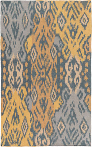 Surya Wanderer 2'6" X 8' Handmade Wool Rug – Global-inspired Elegance For Eclectic Home Decor Spaces Deep Teal Wool Wrr2004-810