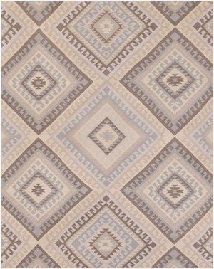 Surya Wanderer 2'6" X 8' Handmade Wool Rug – Global-inspired Elegance For Eclectic Home Decor Spaces Gray Wool Wrr2005-810