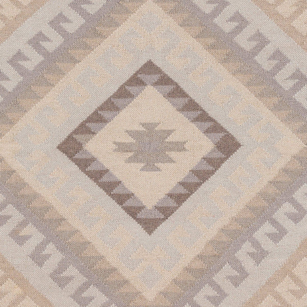 Surya Wanderer 2'6" X 8' Handmade Wool Rug – Global-inspired Elegance For Eclectic Home Decor Spaces Gray Wool Wrr2005-810