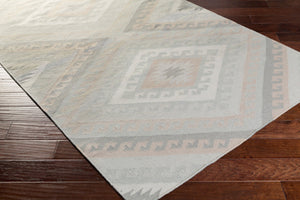 Surya Wanderer 2'6" X 8' Handmade Wool Rug – Global-inspired Elegance For Eclectic Home Decor Spaces Gray Wool Wrr2006-268