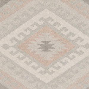 Surya Wanderer 2'6" X 8' Handmade Wool Rug – Global-inspired Elegance For Eclectic Home Decor Spaces Gray Wool Wrr2006-268