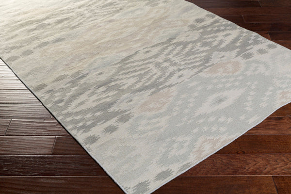 Surya Wanderer 2'6" X 8' Handmade Wool Rug – Global-inspired Elegance For Eclectic Home Decor Spaces Gray Wool Wrr2009-268
