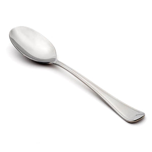 Lenox Oneida Flambe Everyday Flatware Oversized Serving Spoon Metallic, STAINLESS METAL H207001A