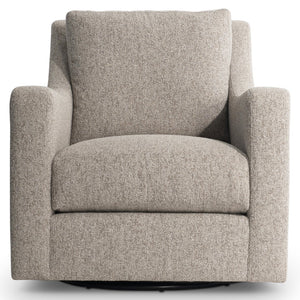 Bernhardt Bernhardt Ventura Fabric Swivel Chair With Deep Cushion, Refined Curves & Smooth 360° Base For Living Rooms - Made to Order P3502SA
