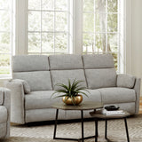 Parker House Radius - Mineral Power Reclining Sofa And Recliner Light Grey 100% Polyester (W) Mrad-31p-min