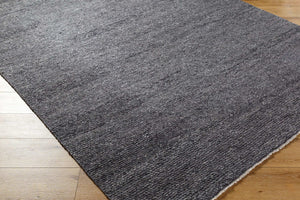 Surya Wabi Sabi Handcrafted 10' X 14' Wool Rug – Rustic Charm, Timeless Beauty For Elegant Living Spaces Charcoal Wool Wsb2302-69