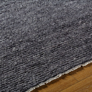 Surya Wabi Sabi Handcrafted 10' X 14' Wool Rug – Rustic Charm, Timeless Beauty For Elegant Living Spaces Charcoal Wool Wsb2302-69