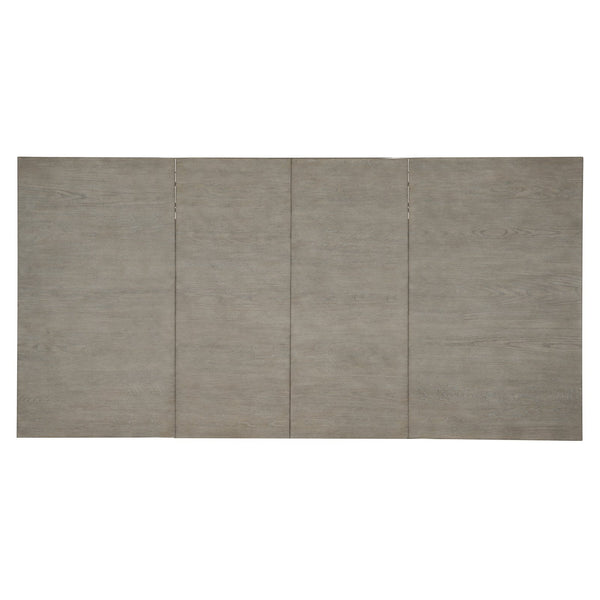 Bernhardt Bernhardt Albion Extendable Dining Table 88-124" Pewter White Oak Farmhouse With X-Stretcher Stability K1749