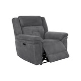 Parker Living Richland - Bristol Grey Power Reclining Sofa Loveseat and Recliner Bristol Grey MRIC-321PH-BRGR Parker House