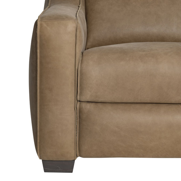 Bernhardt Bernhardt Flynn Leather Power Recliner Chair With Pop-Up Headrest, Lift Footrest & Tailored Welt 752RLO