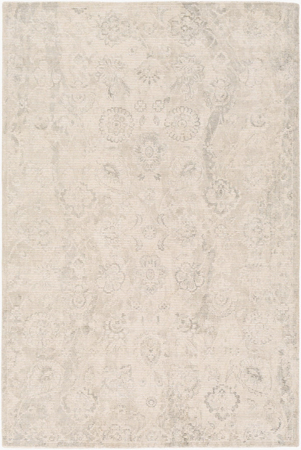 Surya Wilson Handmade 2' X 3' Wool & Viscose Rug – Unique Traditional Style For Any Room, India-made Charcoal Viscose,Wool Wsn2301-23