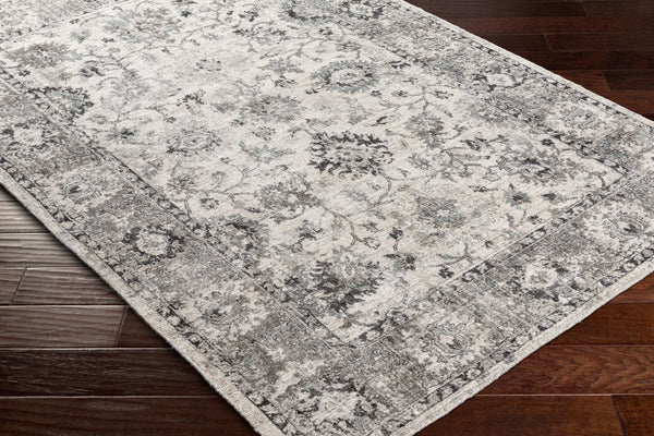 Surya Wilson Handmade 2' X 3' Wool & Viscose Rug – Unique Traditional Style For Any Room, India-made Charcoal Viscose,Wool Wsn2309-23