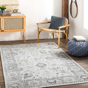 Surya Wilson Handmade 2' X 3' Wool & Viscose Rug – Unique Traditional Style For Any Room, India-made Charcoal Viscose,Wool Wsn2309-23