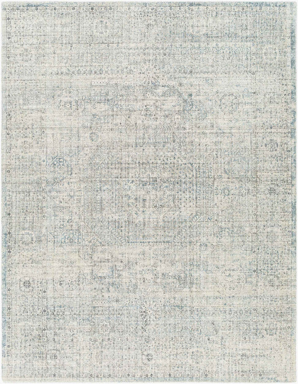 Surya Wilson Handmade 2' X 3' Wool & Viscose Rug – Unique Traditional Style For Any Room, India-made Medium Gray Viscose,Nz Wool Wsn2310-69