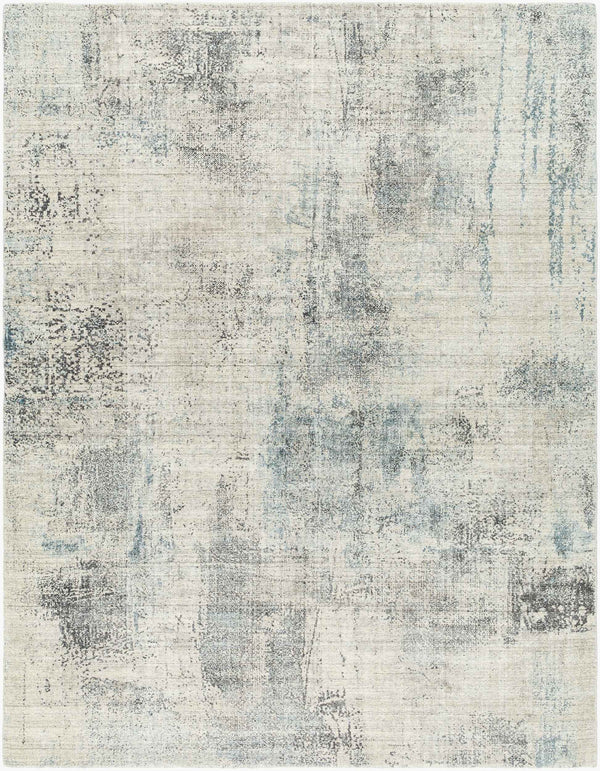 Surya Wilson Handmade 2' X 3' Wool & Viscose Rug – Unique Traditional Style For Any Room, India-made Gray Viscose,Nz Wool Wsn2313-23