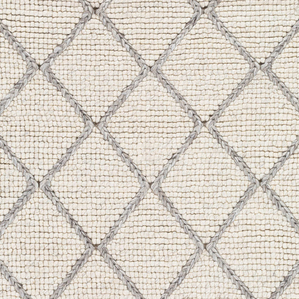 Surya Whistler Handmade 2' X 3' Scandinavian Modern Rug - Luxurious Viscose & Wool, Easy Care Comfort Cream Viscose,Wool Wsr2300-23