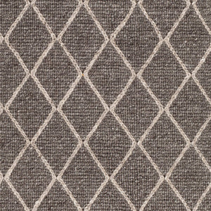Surya Whistler Handmade 2' X 3' Scandinavian Modern Rug - Luxurious Viscose & Wool, Easy Care Comfort Charcoal Viscose,Wool Wsr2301-23
