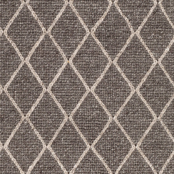 Surya Whistler Handmade 2' X 3' Scandinavian Modern Rug - Luxurious Viscose & Wool, Easy Care Comfort Charcoal Viscose,Wool Wsr2301-23